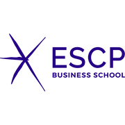 ESCP logo with stylized star symbol and bold letters.