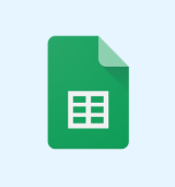 Google Sheets icon with a green document and white grid.